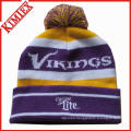 Customized Embroidery Jacquard Knitted Hat Knitted Cap